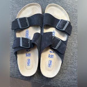 BRAND NEW Birkenstock - Midnight Suede Size 37